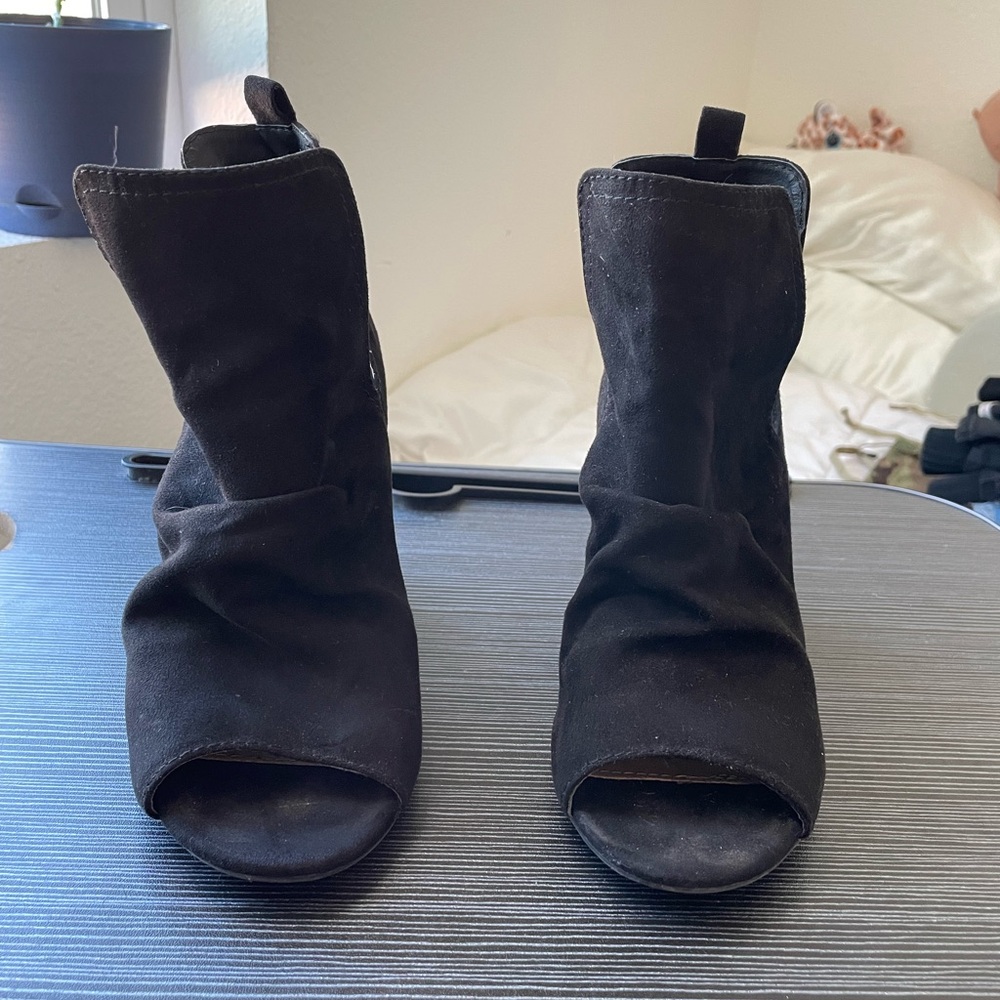 Brash Black Ankle Booties